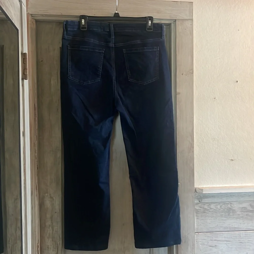 Buffalo - dark wash jeans - high rise, straight leg, stretch - size 12/32